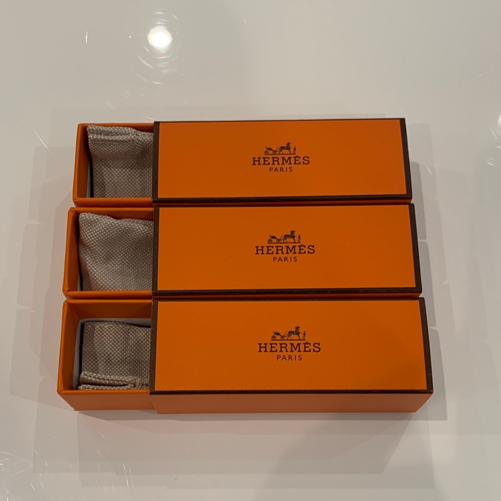 Hermes Orange Signature Boxes (Set of 3)